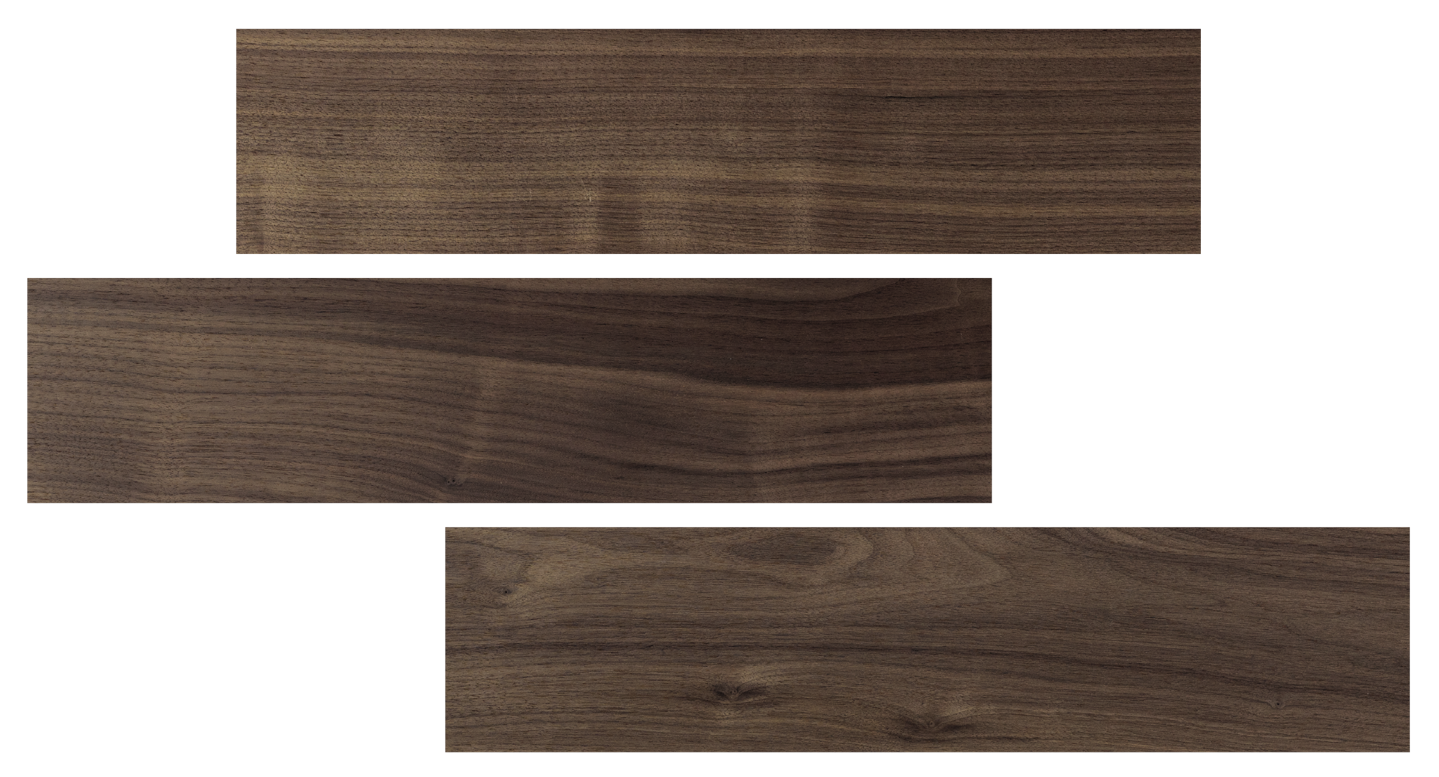 Tavole in legno di noce americano